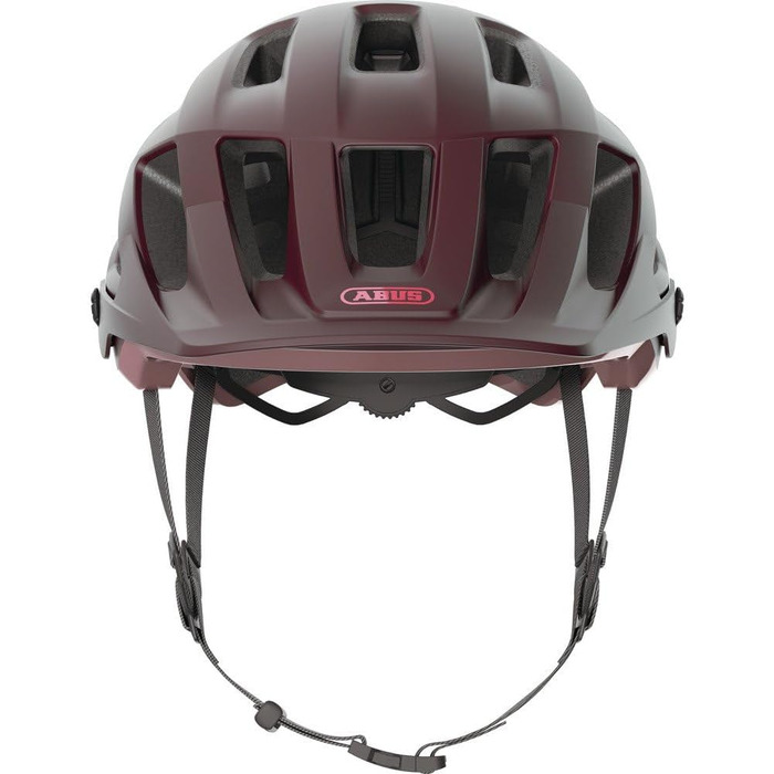 Велосипедний шолом ABUS Moventor 2.0 для MTB, універсальний, темно-червоний, розмір M (54-58 см), для жінок і чоловіків, комфортний All-Mountain