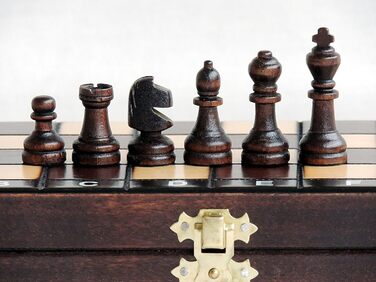 3-в-1 Шахи, Нарди, Шашки Master of Chess | Дорожній набір 26 см | Ручна робота для дітей і дорослих