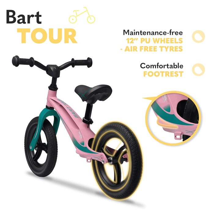 Беговел Lionelo Bart Tour/Bubblegum (2-30 кг), 12