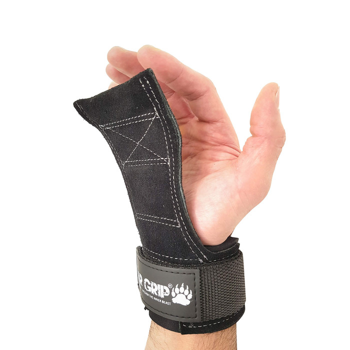 Ремінь/гачок для важкої атлетики BEAR GRIP Multi-Grip, міцний, з натуральної шкіри