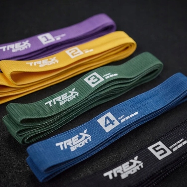 Набір еспандерів-гумок Trex Sport TX-005PBA, 2,5-25 кг, 5 шт.