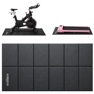 Walking Pad килимок для бігової доріжки, антиковзкий, шумоізоляційний, з високощільним PVC 140x60x0.6 см