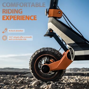 Електросамокат G3 52V 18Ah, 60 км, 10,5'' колеса для дорослих