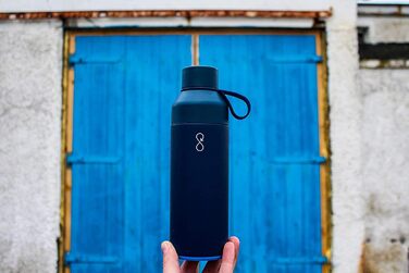 Пляшка для води Ocean Bottle 500 мл, багаторазова, з переробленої нержавіючої сталі, екологічна, морський синій колір