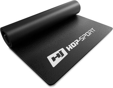 Захисний килимок Hop-Sport з ПВХ 0,6 мм для фітнесу і тренажерів, вибір розміру