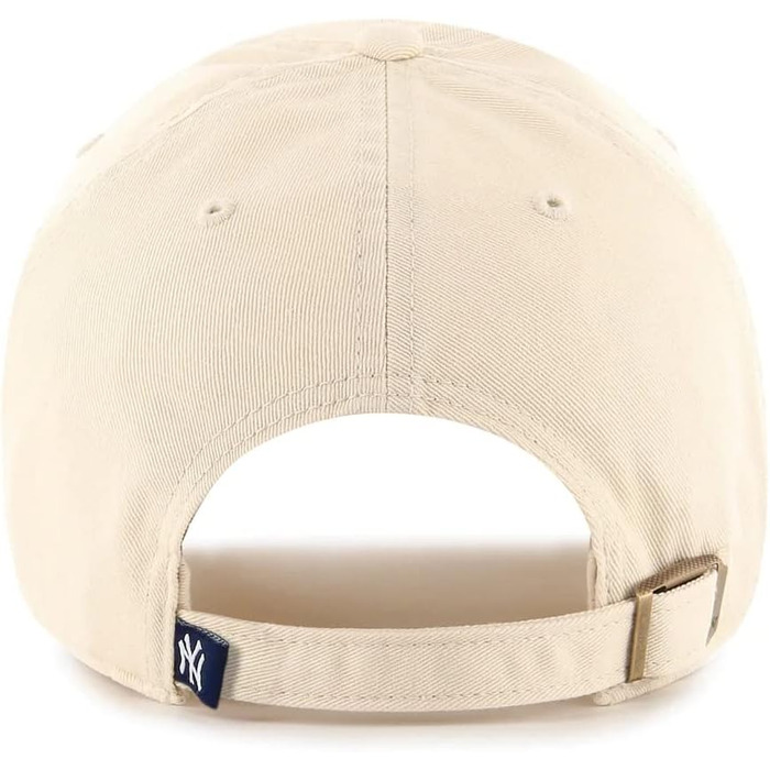 Кепка New York Yankees Adjustable Cap Clean Up MLB, оригінальний дизайн, універсальний розмір, колір Natural