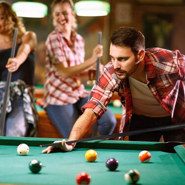 Професійний кий для більярду з карбону, 12.4 мм, 8-шарова вершина, низька відсікання, для дорослих, з професійним конусом, 3/8 x 8, чорний