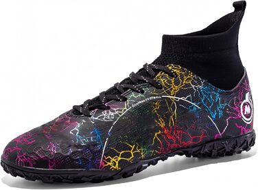 Дитячі футбольні бутси KUUK для штучного газону та залу: футбольні бутси, зала, тренування (38 EU, K028, чорний)