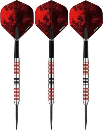 Дротики для дартсу Designa Vampires V2 M2, сталевий наконечник, стандартні та персоналізовані, 21г/23г/25г