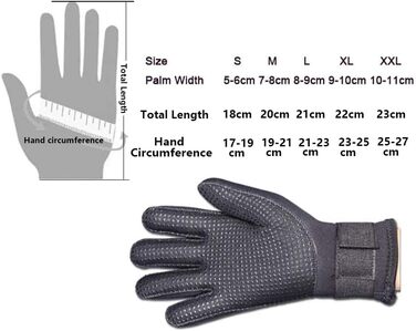 Дайвінг рукавички WYYHAA 3 мм неопренові, неслизькі, теплі, для дайвінгу, серфінгу, каякінгу