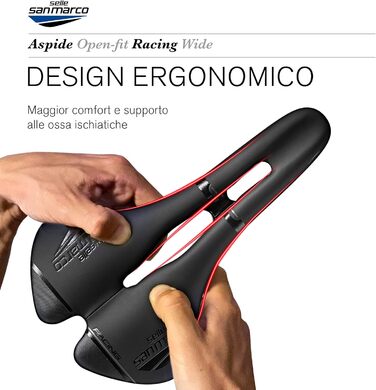 Сідло Selle San Marco Aspide Racing чорне для дорослих, унісекс
