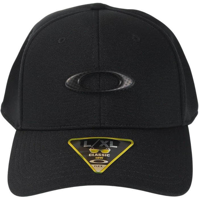 Чоловіча кепка Oakley Tincan Cap L-XL, чорна (Black/Carbon Fiber)