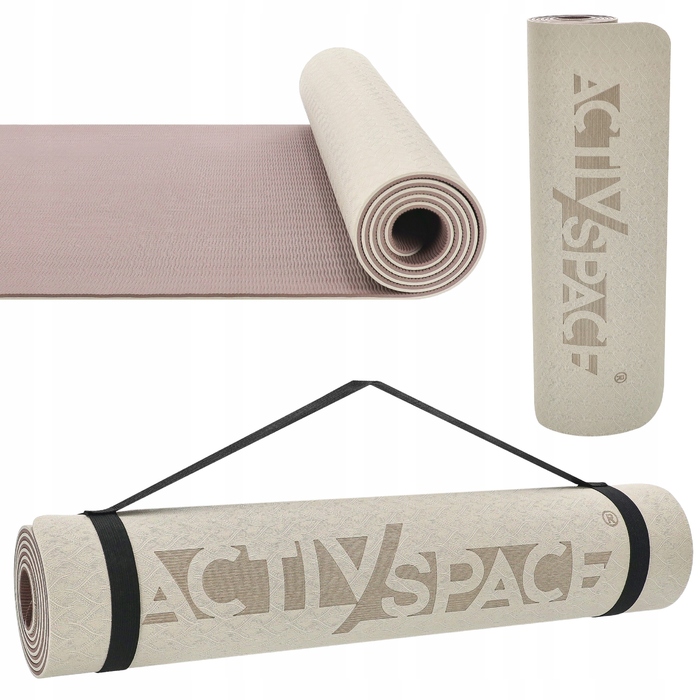 Килимок для фітнесу Activ/Space 183 см x 61 см, коричневий