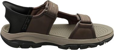 Сандалі чоловічі Skechers Tresmen Reece спортивні 43 EU шоколадного кольору синтетика