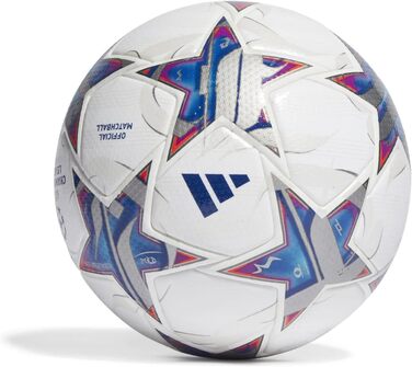 Футбольний м'яч adidas UCL Pro, розмір 5, білий/сріблястий/блакитний, офіційний м'яч Ліги чемпіонів, для матчів, преміум-якість