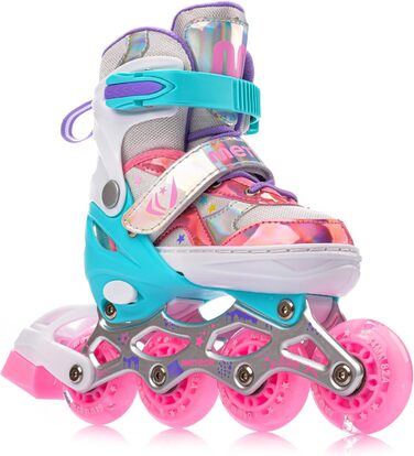 Дитячі ролики M Lunar з LED підсвіткою - регульовані, зручні, для перших спроб катання