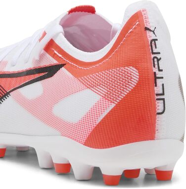 Кросівки футбольні PUMA Ultra 5 Match Mg (40 EU, білий/чорний/червоний)