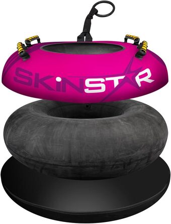Сноутюбинг SkinStar Profi 70 см рожевий – надувні санки для снігу, шини для катання, тюбінг