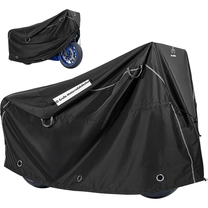 Чохли для велосипедів Team Obsidian Ripstop 300D: захист від негоди, для зберігання та транспортування (1-3 велосипеди)