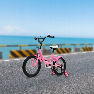 Рожевий дитячий гірський велосипед, 16 дюймів, для дітей 5-8 років