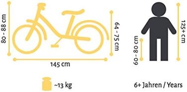 Дитячий велосипед BIKESTAR для дівчат, 20 та 24 дюйми, від 6 і 9 років, легка рама, безпечний, німецька якість