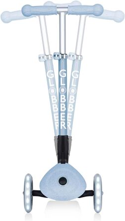 Дитячий триколісний самокат GLOBBER JUNIOR Foldable Fantasy Lights з LED-підсвіткою, складаний, регульована ручка, для дітей від 2 років, до 50 кг