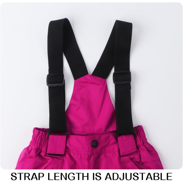 Дитячий зимовий костюм для сноуборду та лиж, водонепроникний, рожевий, 12-13 років