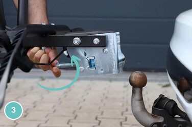 Велосипедний фаркоп FISCHER Proline Evo 2 - фаркоп для велосипедів, тримач для авто, чорний SmartLine