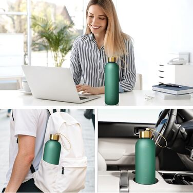 Спортивна пляшка для води Opard 1л/800мл, Tritan, без BPA, для фітнесу та занять у спортзалі, зелений колір