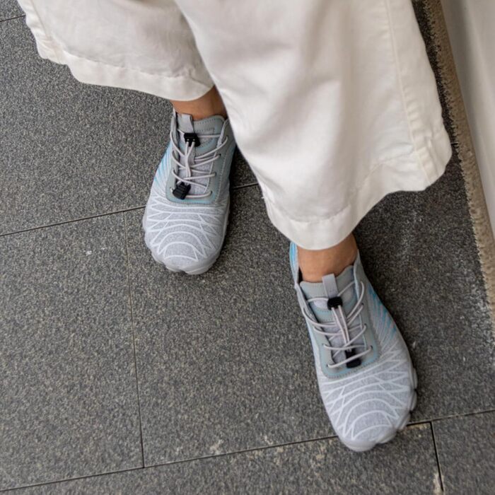 Жіночі шкарпетки-сліпони SAGUARO: легкі, дихаючі, швидко сохнуть, широка носова частина, розмір 35-43, сірий колір