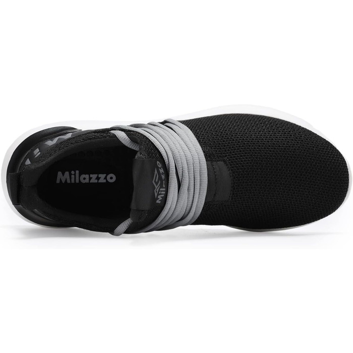 Чоловічі кросівки Milazzo для спорту та бігу – зручні, дихаючі, з неслизькою підошвою для повсякденного носіння та тренувань (1229grau, 40 EU)
