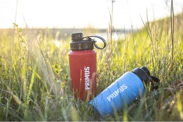 Пляшка для води Relags Primus Trailbottle Steel, сталева, 1 л, червона