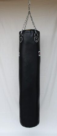 Боксерський мішок Lisaro 120x35 см, 35 кг, вініл (штучна шкіра), для боксу, кікбоксингу, спарингів, студійна якість