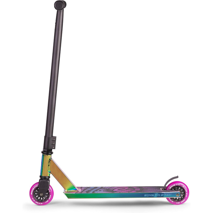 SOKE EVO Street Stunt Scooter: алюмінієвий фристайл скутер для трюків та їзди містом, колеса 100 мм, підшипники ABEC-9, для підлітків та дорослих (морська синя)