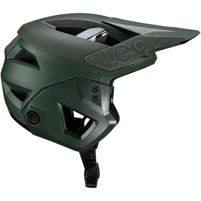 Велошолом Leatt MTB 3.0 Enduro Spinach для ендуро, зелений