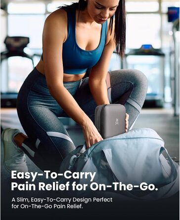 Масажер для м'язів BOB AND BRAD Q2 Plus з підігрівом: компактний, тихий, з сумкою, для розслаблення м'язів