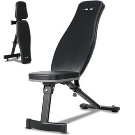 ISE Складна багатофункціональна лавка для тренувань SY-5021: регульована спинка, банк для пресу, фітнес-лавка для дому