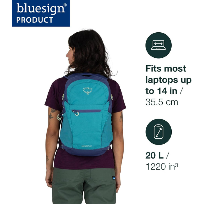 Рюкзак Osprey Daylite Plus для міста та подорожей, універсальний, легкий, 20 л