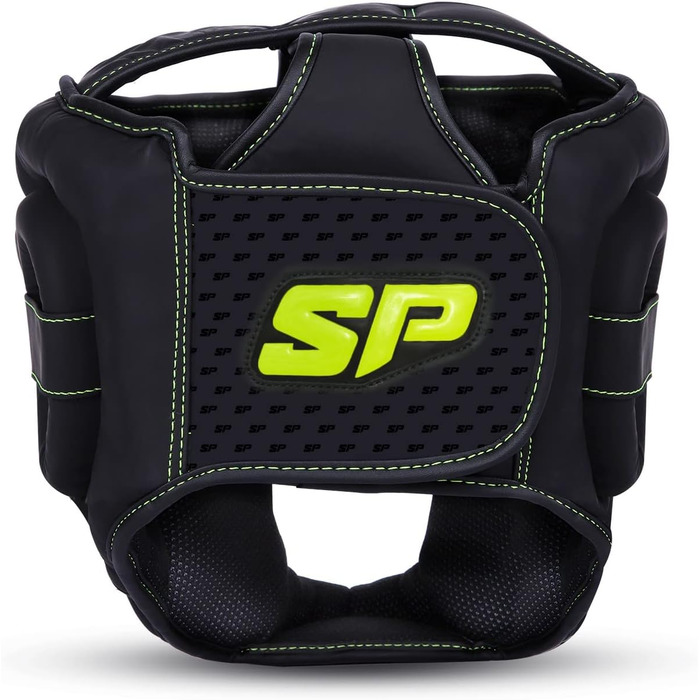 Захисний шолом Starpro M33 для боксу, кікбоксингу, MMA, Муай Тай, Крав Мага, чоловічий та жіночий, з маскою для обличчя, 180° огляд, XS, чорний, з поглинанням поту