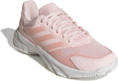 Жіночі тенісні кросівки adidas CourtJam Control 3 для глини (44 EU, Wonder Quartz Wonder Quartz Crystal White)