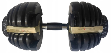 Регульовані чавунні гантелі Life4Fitness 1 x 24 кг