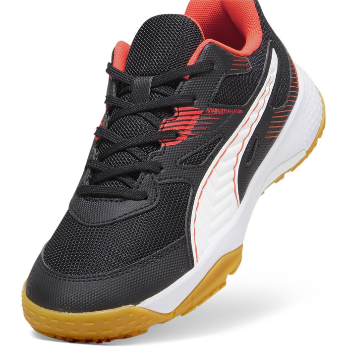 Дитячі кросівки PUMA Solarflash Jr II для фітнесу, 37.5 EU, чорний/фіалковий/білий/Gum