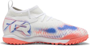 Дитячі футбольні бутси PUMA Future 8 Match Tt + Mid Jr - біло-чорно-червоні, 36 EU