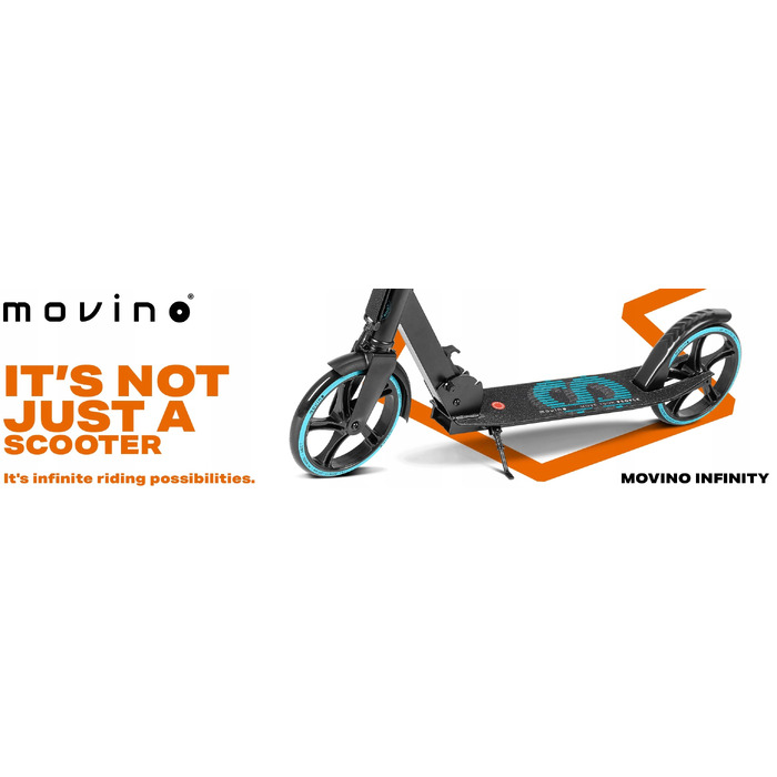 Дитячий міський самокат MOVINO INFINITY, складаний, великий