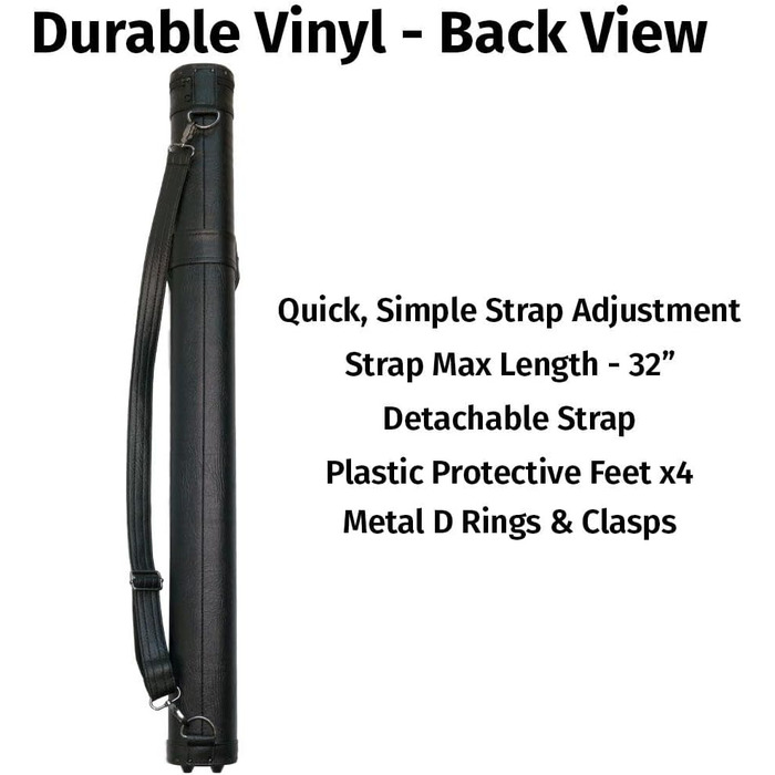 Чохол для більярдної кулі Viking з ремінком, вінілова оболонка та фетрова внутрішня частина, аксесуари для більярдного столу, обладнання для більярду (1x1)