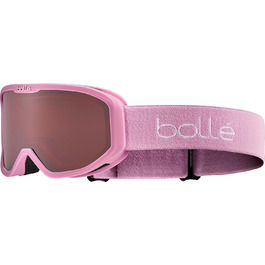 Дитяча лижна маска Bollé INUK рожево-матова, лінзи Rosy Bronze Категорія 3, XS, унісекс