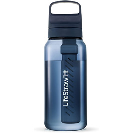 Пляшка з фільтром LifeStraw Go, BPA-free, для води, для подорожей та щоденного використання, очищує від бактерій, паразитів, мікропластику, покращує смак
