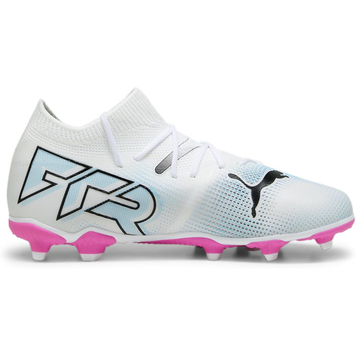 Дитячі футбольні бутси PUMA Future 7 Match BNA FG/AG Jr – біло-зелені (34.5 EU)