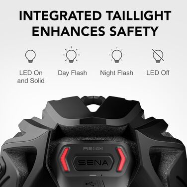 Велосипедний шолом Sena R2 EVO Smart для дорослих, з Mesh Intercom, матовий сірий, для шосе