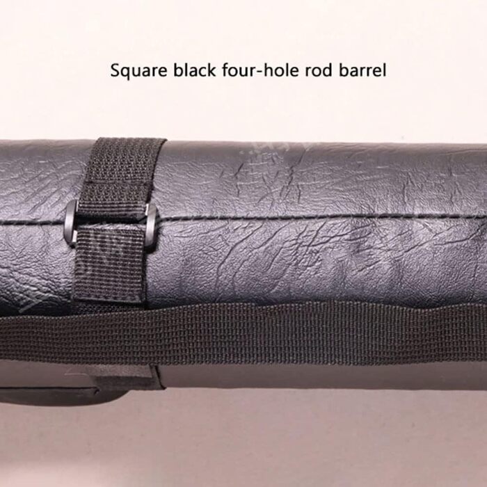 Чохол для більярдного кия: міцний, на 2 кия, 84 x 7.5 см, чорний